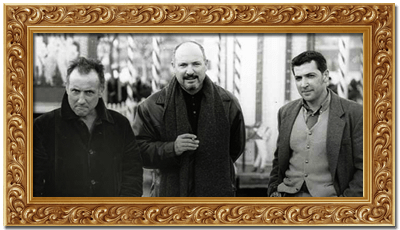 Da sinistra Corrado, Livio e Davio Togni, fondatori del Florilegio Da sinistra Corrado, Livio e Davio Togni, fondatori del Florilegio